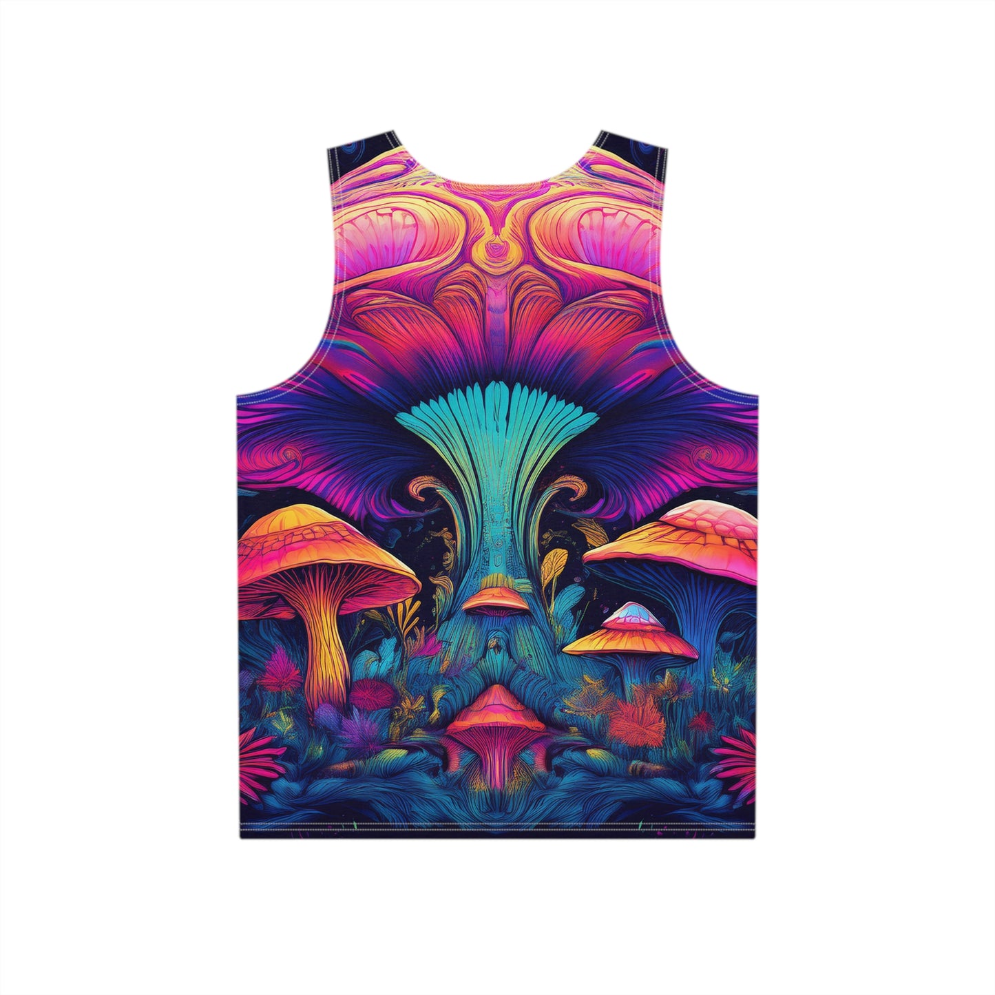 Acid Dreamscape Tank Top - Colorful Graphic Tee for Summer Festivals
