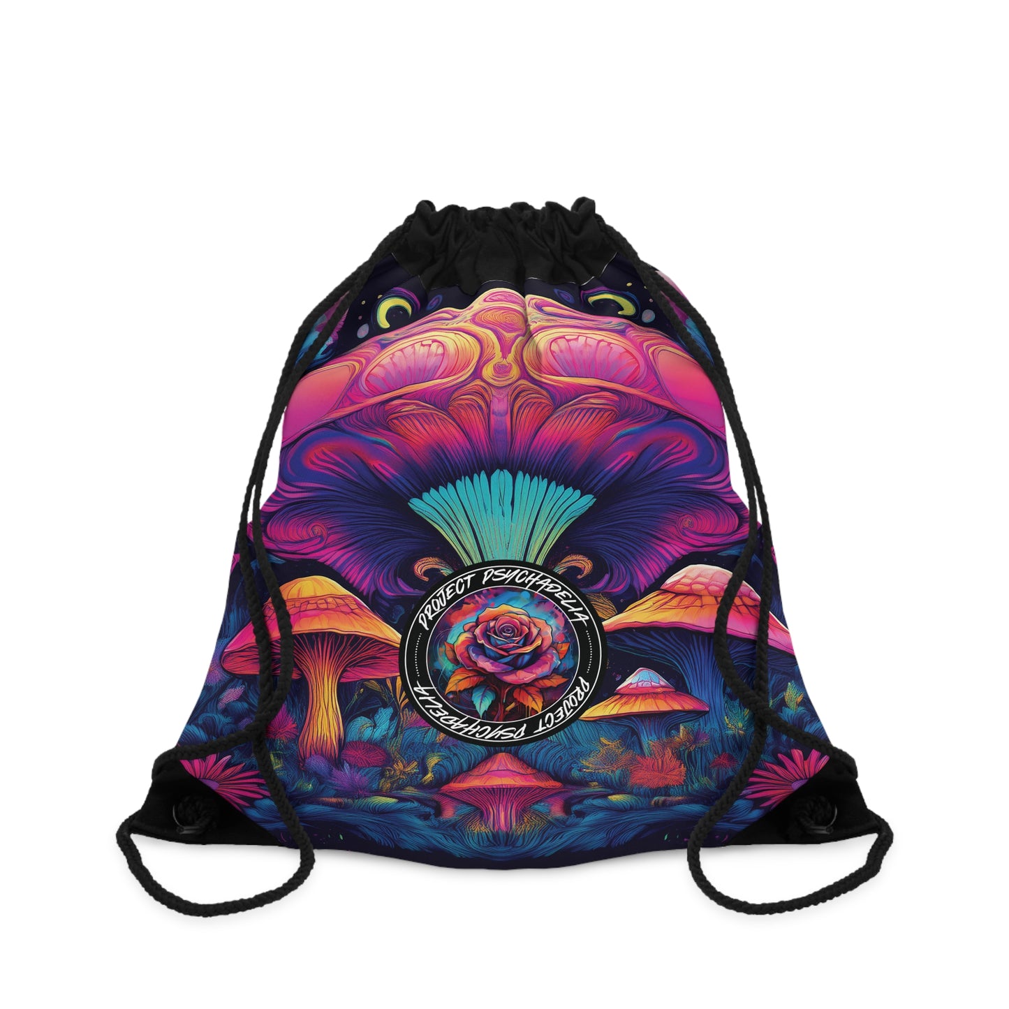 Acid Dreamscape Drawstring Bag