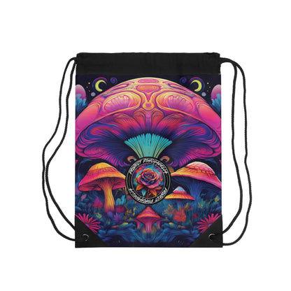 Acid Dreamscape Drawstring Bag