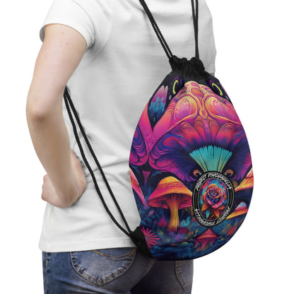 Acid Dreamscape Drawstring Bag