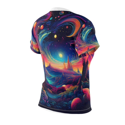 Psychedelic Universe Tee – Women's Cut & Sew