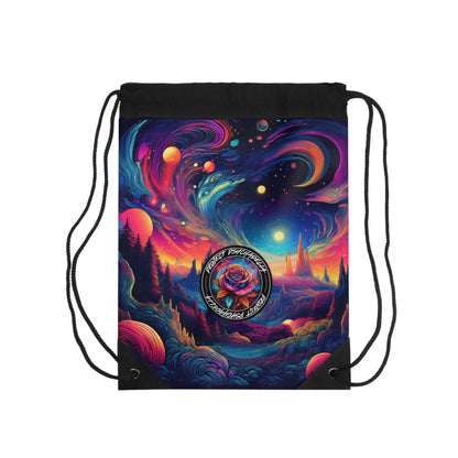 Psychedelic Universe Drawstring Bag