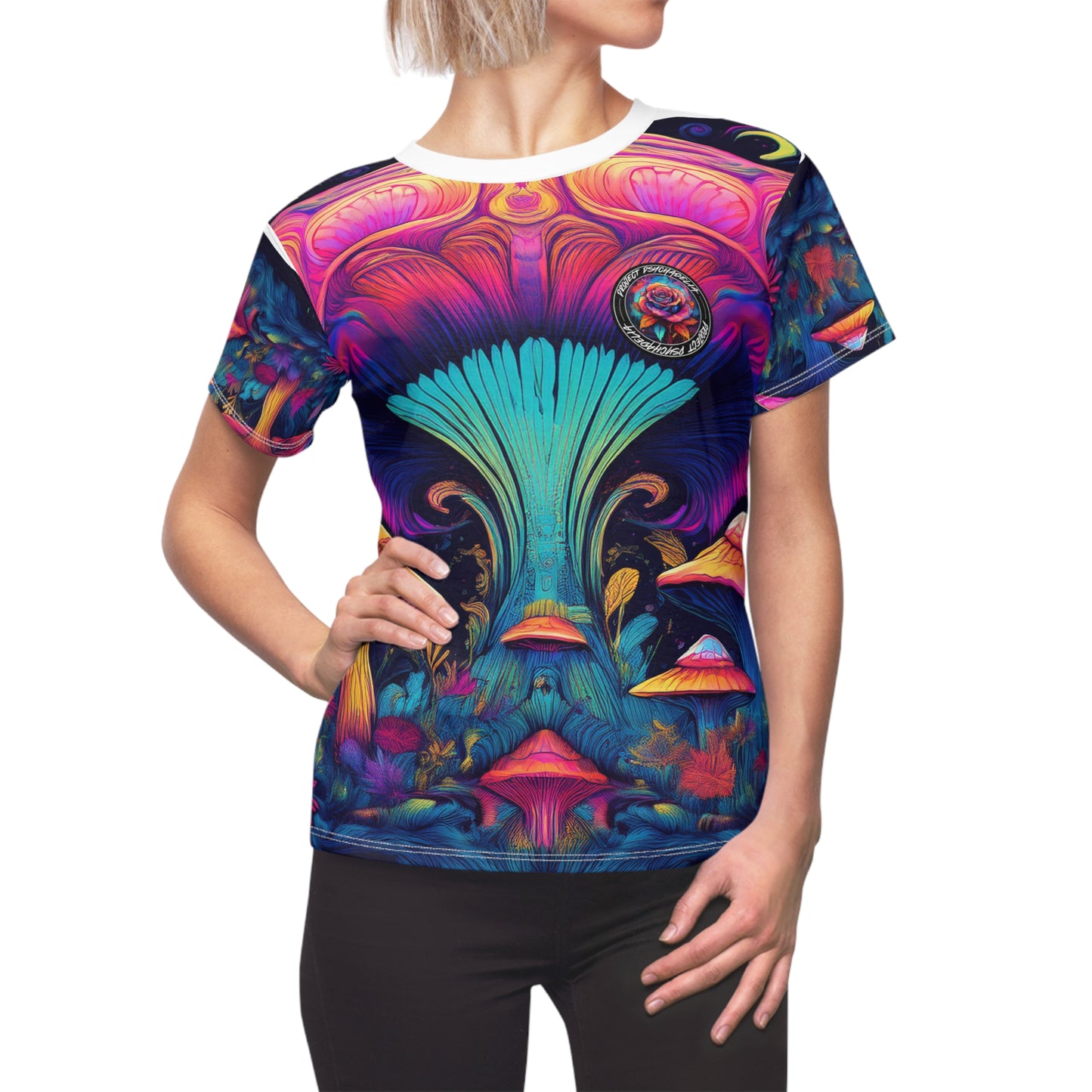 Acid Dreamscape Tee – Women's Cut & Sew